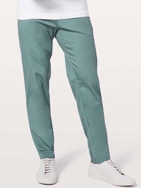 Lululemon Commission Pant Classic *Swift Cotton 32” Mystic Green Men’s Size 36